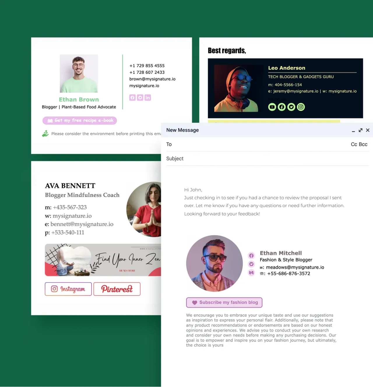 Comment créer une signature d'email pour blogueur