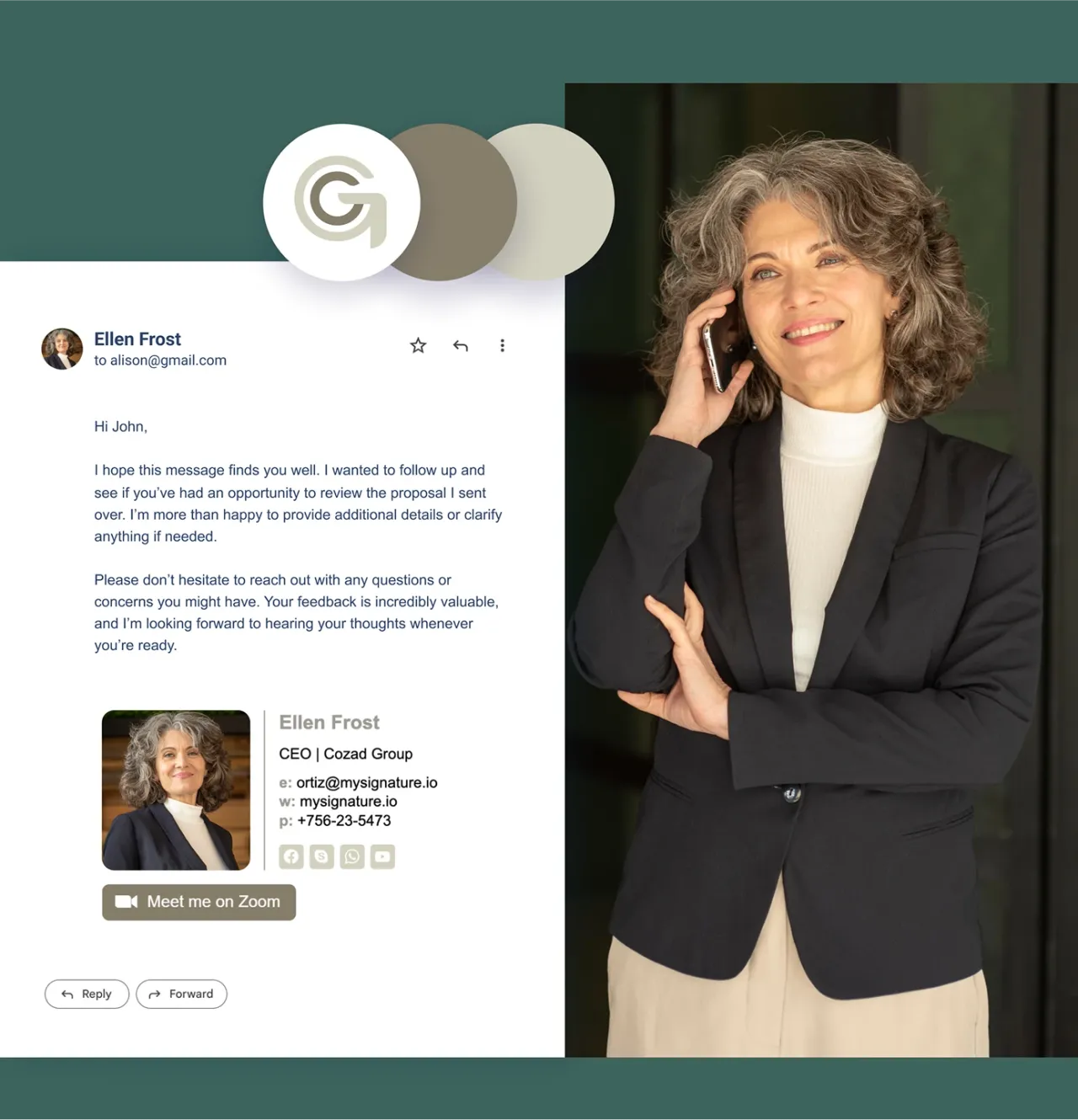 La bonne manière de créer une signature d'email pour PDG