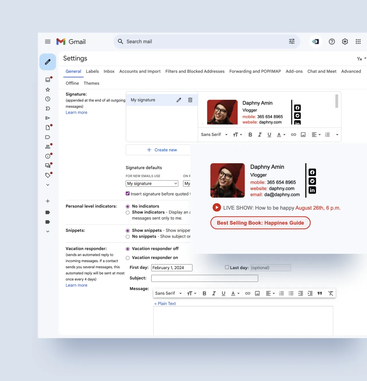 Comment ajouter votre signature à votre compte Gmail en moins d'une minute