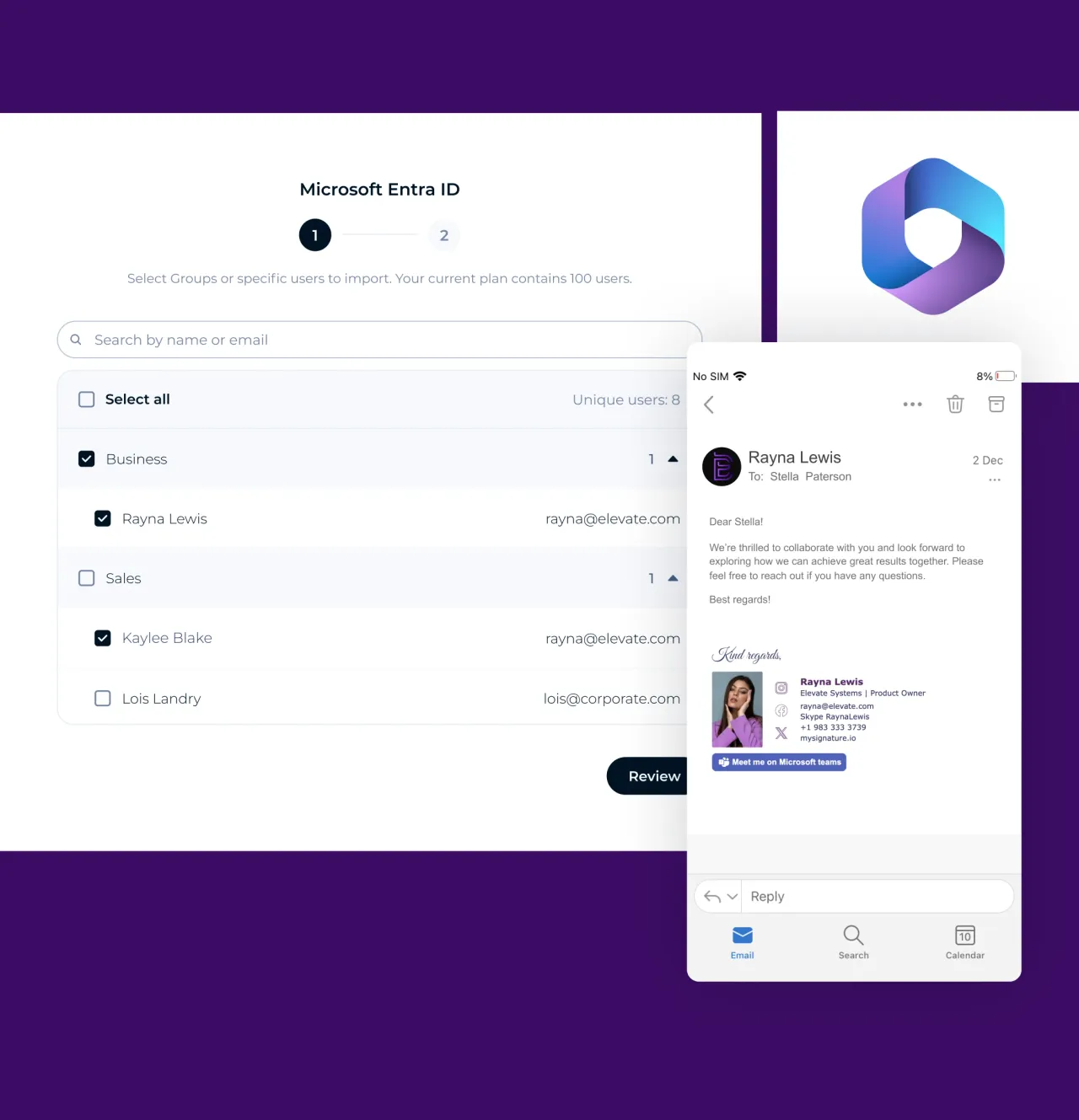 Gestion de signatures sur Microsoft Office 365