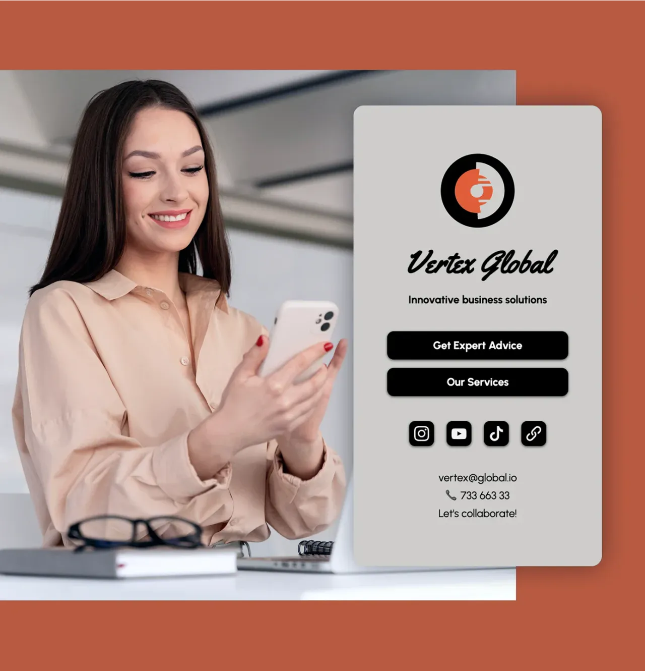 Créez votre page de lien bio