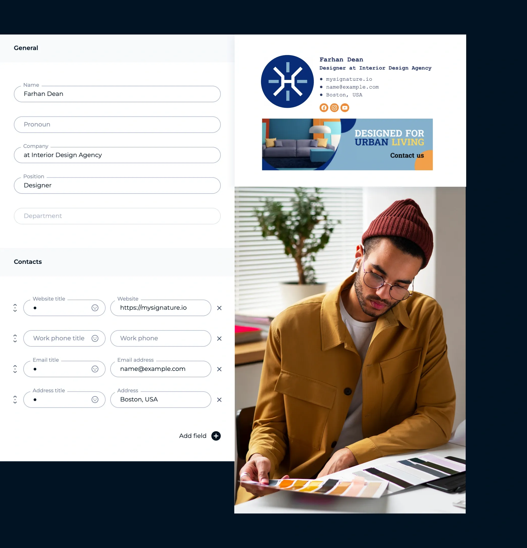 Créer une signature d'email personnelle