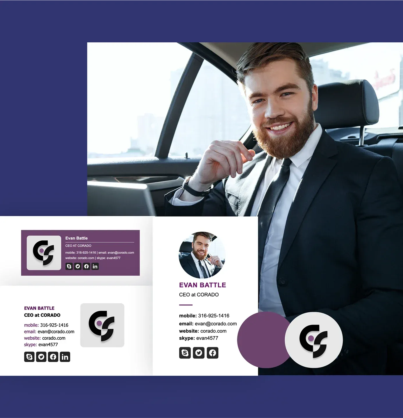 Choisissez parmi une sélection de modèles d'e-mails