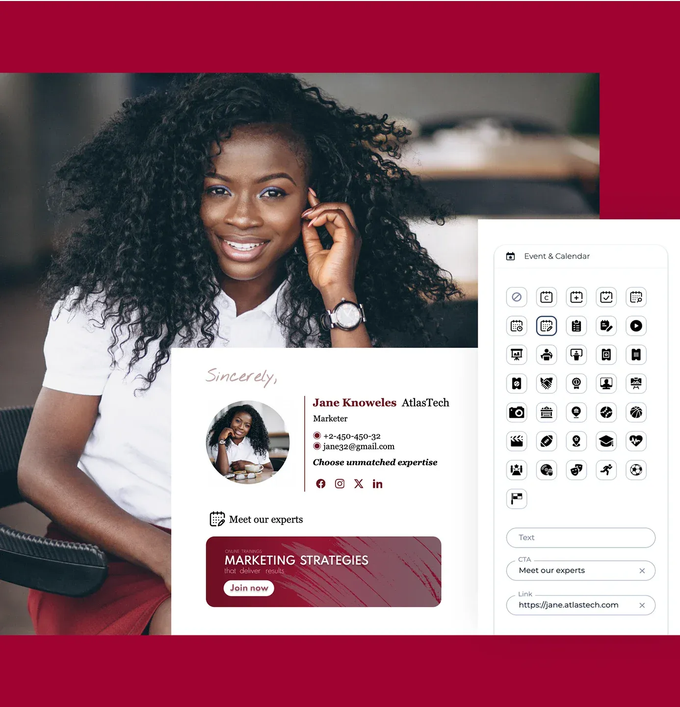 Personnalisez sans problème votre signature d'e-mail