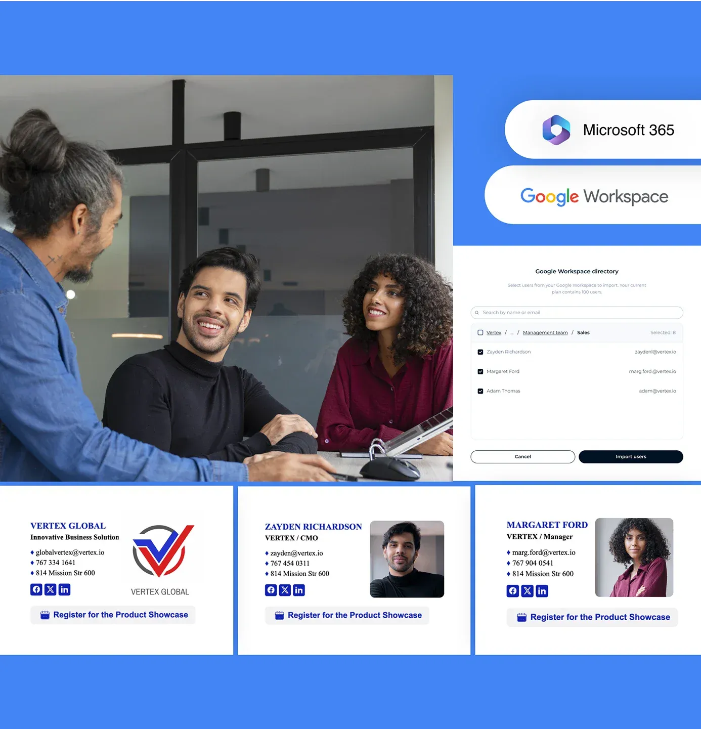 Gestion des signatures d'email pour les équipes