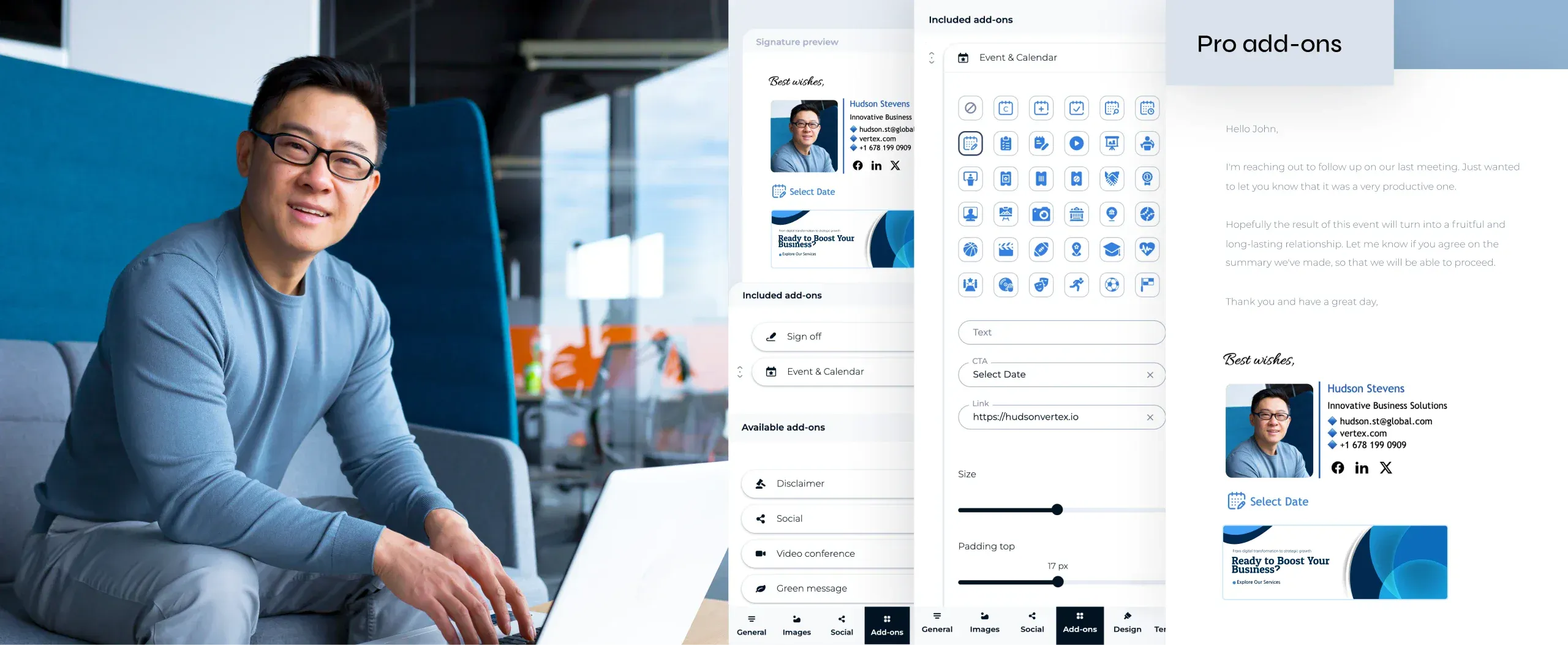 Générateur de signature d'e-mail gratuit pour booster votre marque personnelle