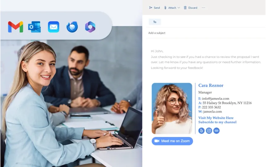 Distinguez-vous dans les boites de réception de vos clients avec une nouvelle signature d'email