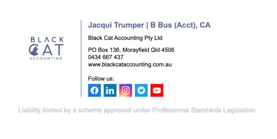 Jacqui, Black Cat Accounting