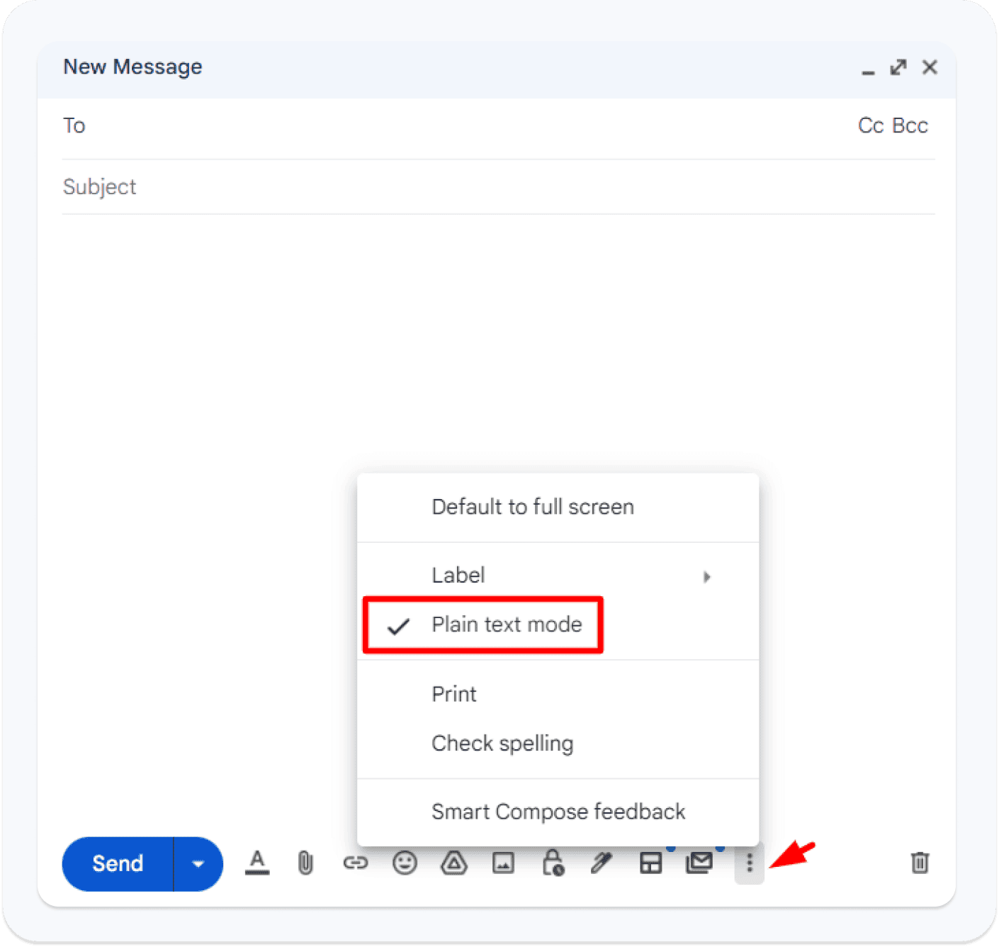 Plain Text Mode Gmail emil signature