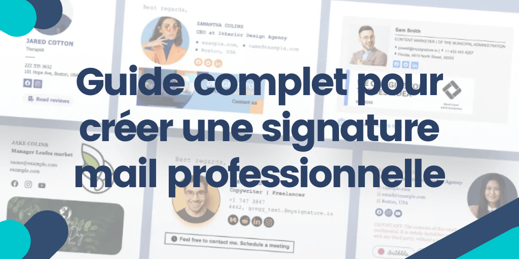Guide complet pour créer une signature mail professionnelle