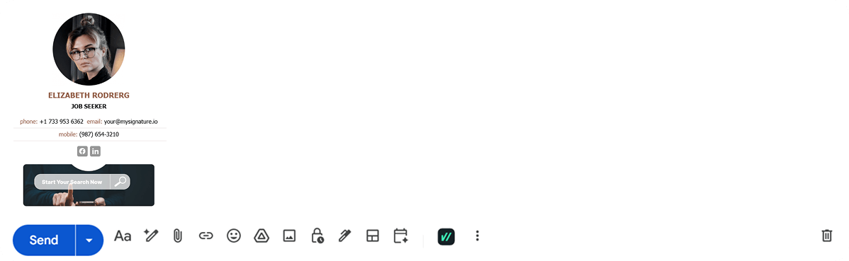 Email Signature for the Job Seeker