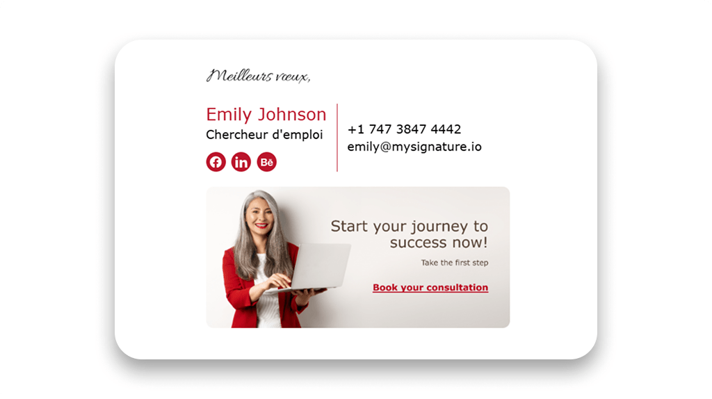 Email Signature for Job Seeker